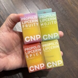 CNP Laboratory Propolis Lipcerin Lip Balm Set 15ml 4 Korean Skincare Lip Butter